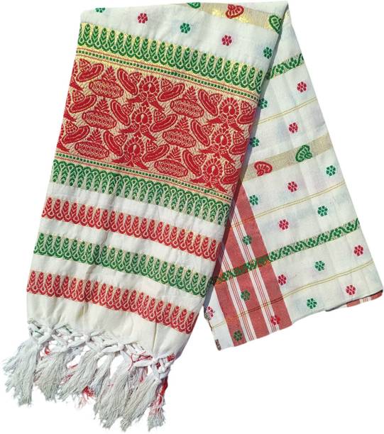 ASSAM GAMCHA Polycotton 300 GSM Face, Beach, Hair, Hand, Sport, Bath Gamcha