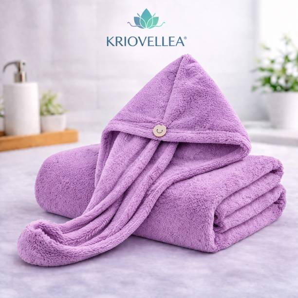 KRIOVELLEA Microfiber 500 GSM Bath, Beach, Hair, Sport Towel