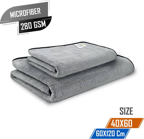 SOFTSPUN माइक्रोफाइबर 280 GSM बाथ तौलिया सेट