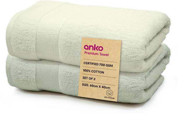anko Cotton 700 GSM Australian 100% Cotton- Moss Green, 60 x 40 cm Hand Towel Set