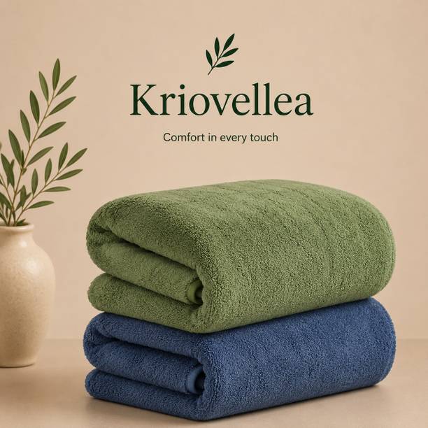 KRIOVELLEA Microfiber 500 GSM Bath, Sport, Beach Towel