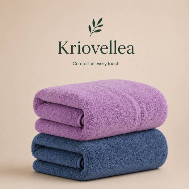 KRIOVELLEA Microfiber 500 GSM Bath, Sport, Beach Towel