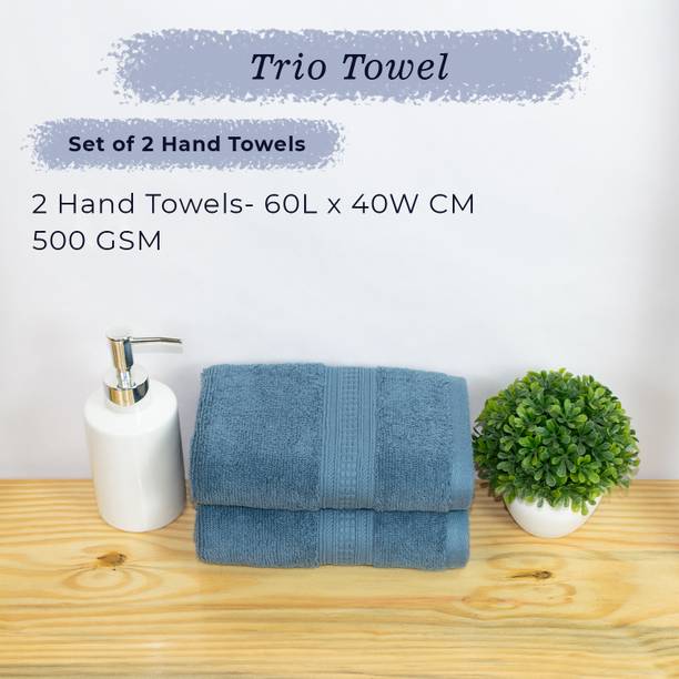 RANGOLI Cotton 500 GSM Hand Towel Set
