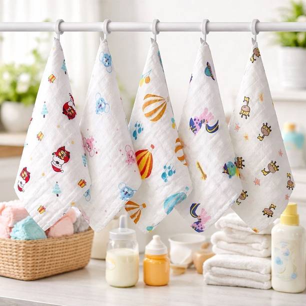 XEAMUSY Cotton 250 GSM Face Towel Set