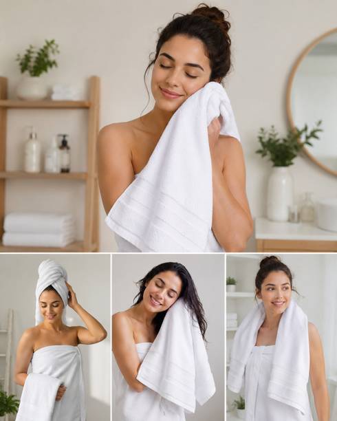 Fassify Cotton 600 GSM Bath, Beach, Face, Hair, Hand, Sport Towel