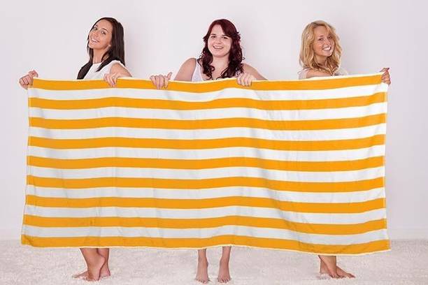 Hornbill Enterprises Cotton 500 GSM Beach, Bath, Face Towel Set