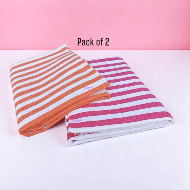 G Fabrics Cotton 500 GSM Bath, Beach, Hair, Sport, Face Towel Set