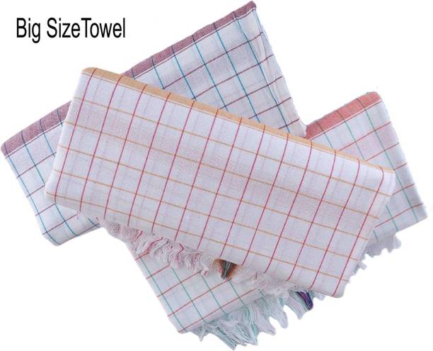 G Fabrics Cotton 500 GSM Bath Gamcha Set