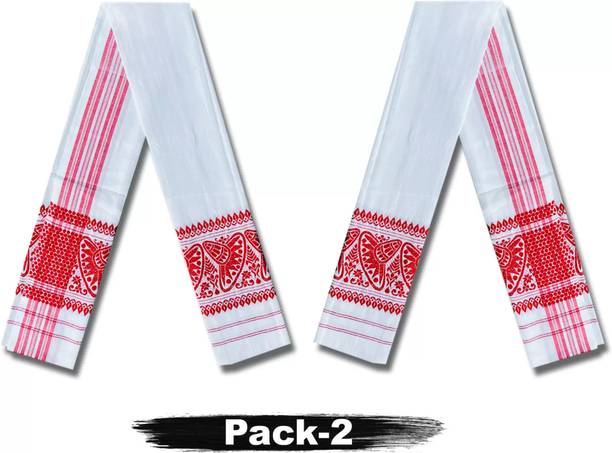 ASSAM GAMCHA Polycotton 90 GSM Bath, Beach, Face, Hair, Hand, Sport Gamcha Set