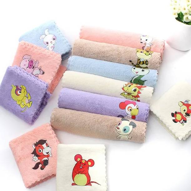 AD COLLECTION Microfiber 400 GSM Face Towel Set