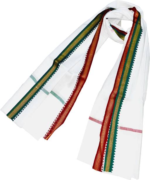 Mk weaves Cotton 350 GSM Bath, Face, Hair, Hand, Beach Gamcha