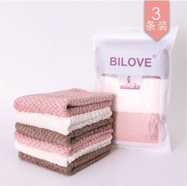 Connectwide Microfiber 86 GSM Hand Towel Set