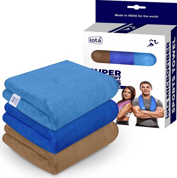 IOTA Microfiber 450 GSM Face, Hand, Sport Towel Set