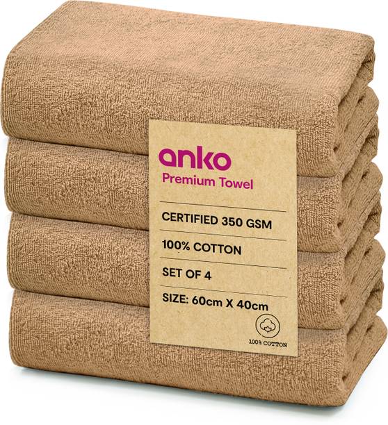anko Cotton 350 GSM Madison 100% Cotton- Brown, 60 x 40 cm Hand Towel Set