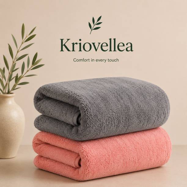 KRIOVELLEA Microfiber 500 GSM Bath, Sport, Beach Towel