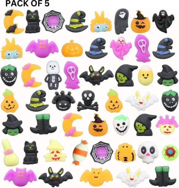 ANABGI Halloween Party Favors Mochi Squishy Toy,Mini Squishies Cute Bath Toy