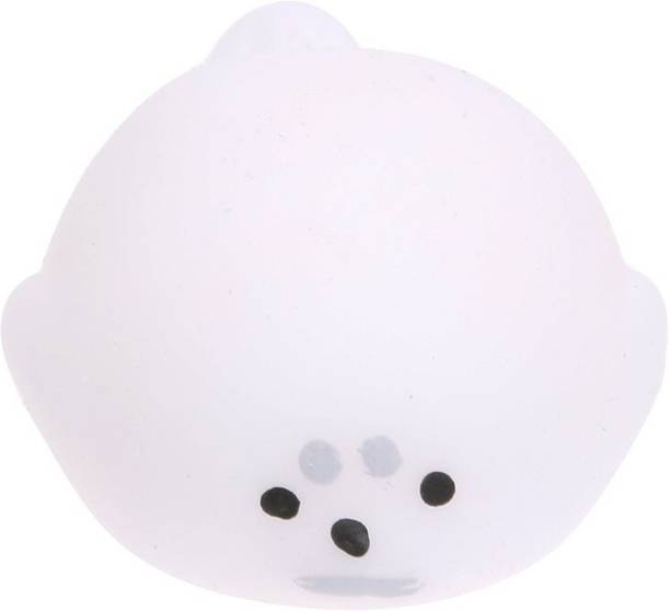 ANABGI Squishy Cute Soft Mini Squeeze Stretchy Toys Animal Healing Stress Toy for Kids Adults Reduce Stress Pressure Press (Small Seal 1 Pc) Bath Toy