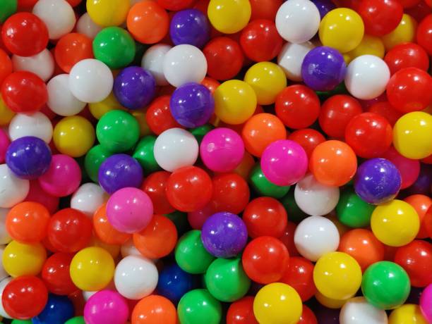 EEVOVEE Kids Plastic Pool Balls, Non Toxic Ball Pit Balls 6cm, (100pcs) Bath Toy