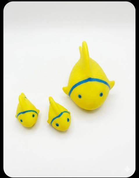 KidsCorner Mother fish with Baby fishings, Floating Water Play Toys Bath Toy