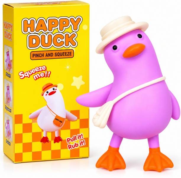 SHOPPOFOBIX Stress Relief Duck Toy, Soft Squishy Stress Relief Toy, Anxiety Relief Toy, Bath Toy