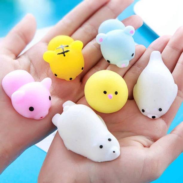 ANABGI Anab Gift International 5Pcs Kawaii Slow Rising Squishy Squeezen Bath Toy