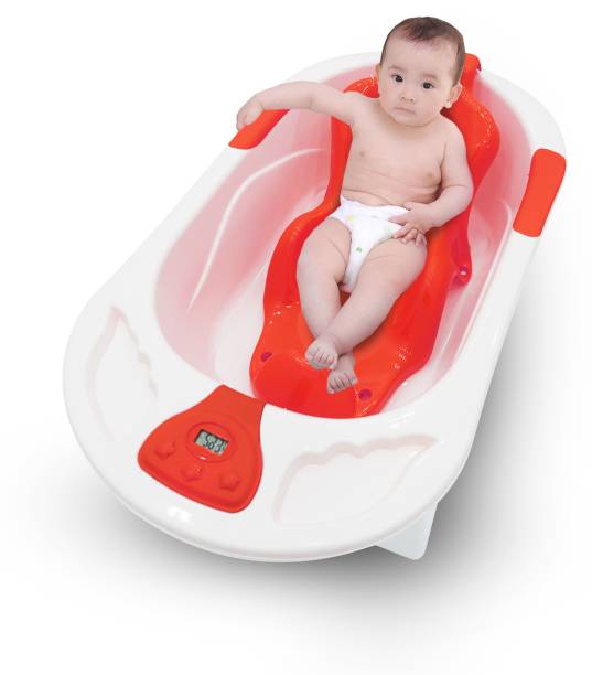 StarAndDaisy Bathtub & Bath Seat with Temperature Sensor | Baby Kids Bather chair