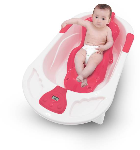 StarAndDaisy Baby Bathtub & Bath Seat with Temperature Sensor | Baby Kids Bather chair