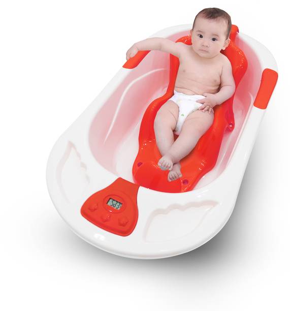 StarAndDaisy Bathtub & Bath Seat with Temperature Sensor | Baby Kids Bather chair