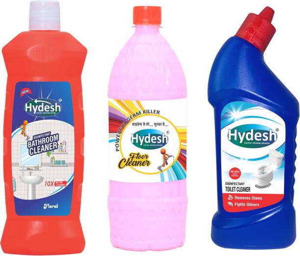 hydesh 10X Better Cleaning Bathroom Cleaner, Germ Floor Cleaner, Toilet Cleaner Floral