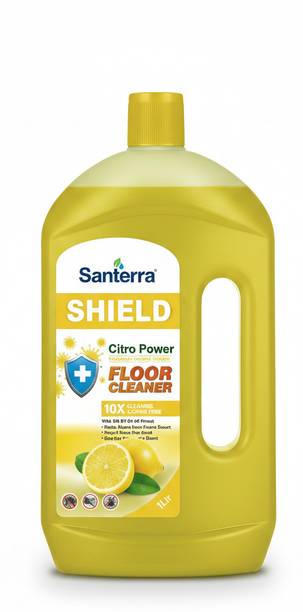 Santerra Shield Citro Floor Cleaner Bathroom Surface Cleaning Liquid with Germ Protection Fresh Fragrance