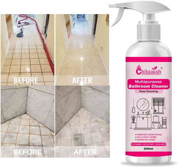 CHITAKSH Daily Use Bathroom Cleaner Spray – 200ML Germ Free Formula Odour