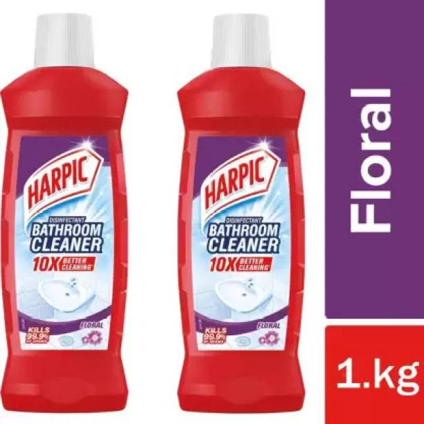 Harpic Red Bathroom Cleaner Floral ^^ 500ml (Pack of 2) Floral