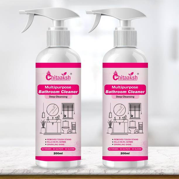 CHITAKSH 2PCS Washroom Spray – Germ Protection with Fresh Shine Odour
