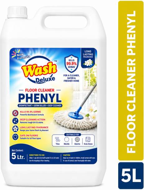 Wash Deluxe Disinfectant Floor Cleaner Phenyl Citrus Blast