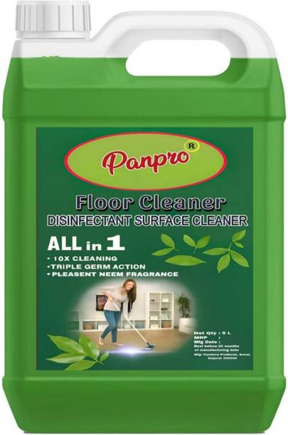 PanPro Neem Floor Cleaner 5L For Remove Hard Stain On Office And Home Floors Neem