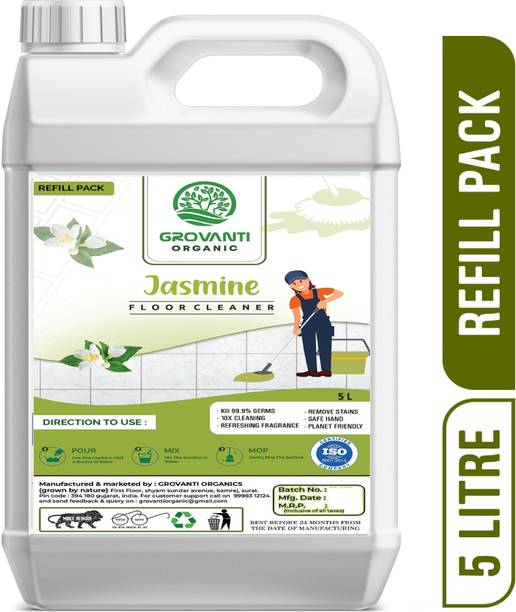 GROVANTI ORGANIC Jasmine Disinfectant Surface and Floor Cleaner Rose