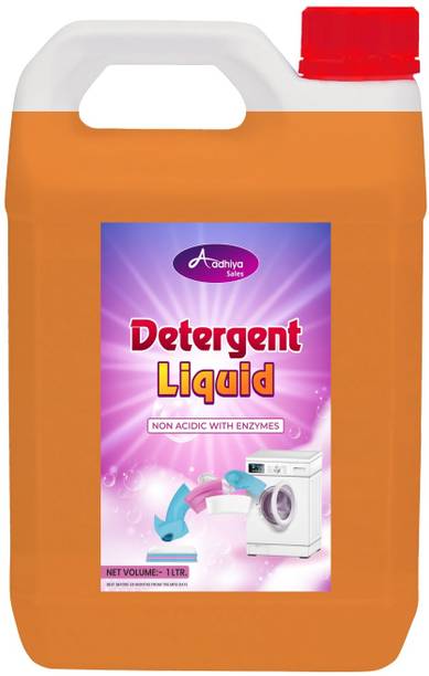 adhiya sales Wash Top load & Front Load machine liquid detergent orange