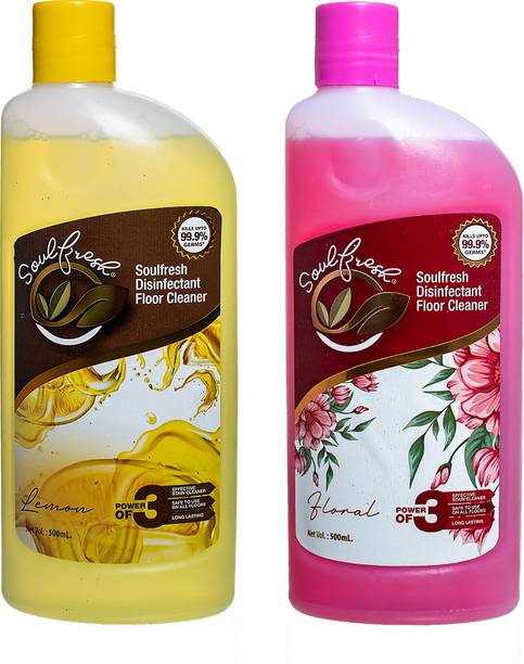 Soulfresh Disinfectant Floral & Citrus Surafce & floor cleaner Liquid,Kills 99.9% germs