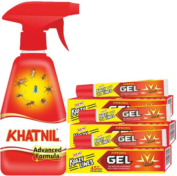 Khatnil Advanced Formula Bed Bug Spray 1000ml With 3 Gel 20g natural