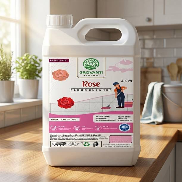GROVANTI ORGANIC Disinfectant Surface and Floor Cleaner Rose Rose
