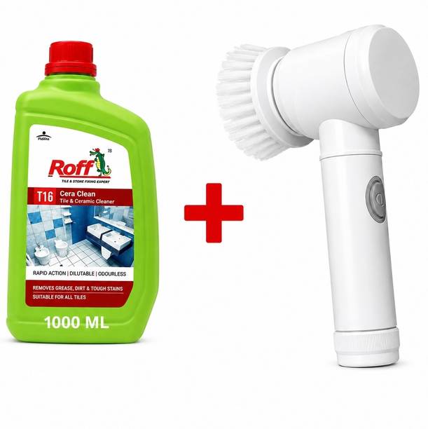 PIDILITE ROFF Cera Clean 1L Tiles Cleaner with Orange Gloves Odorless