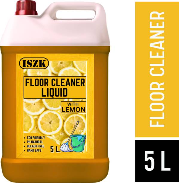 ISZK Multi-Purpose Bathroom Floor & Tiles Cleaner (5 L) | Liquid Disinfectant | Lemon