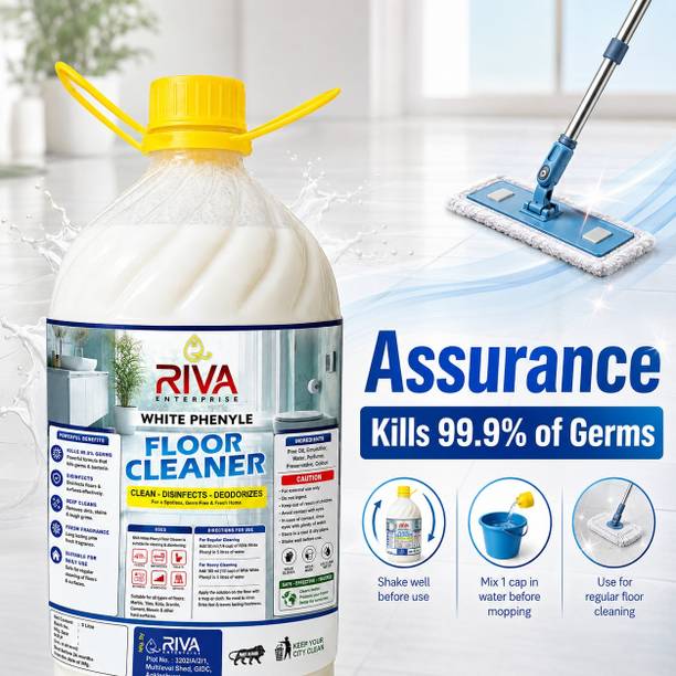 Riva Enterprise ORIGINAL PREMIUM PHENYL FLOOR, KITCHEN& BATHROOM 5 LTR NATURAL FRAGRANCE PINE