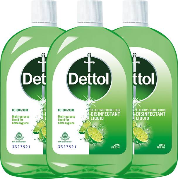 Dettol Liquid Disinfectant for Floor Cleaner, Surface Disinfection Lime Fresh