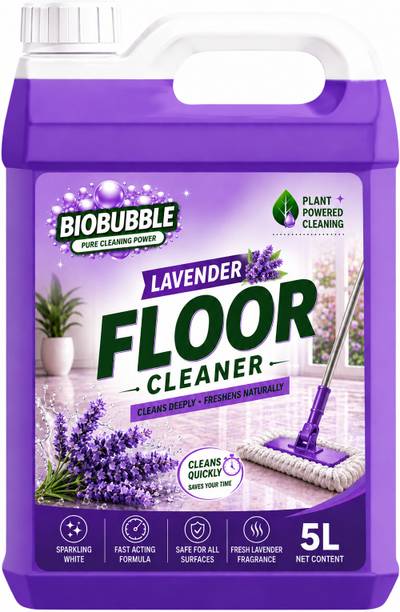 BioBubble Lavender Fresh Floor Cleaner ,Long Lasting Freshness Lavender