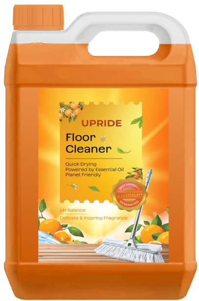 Upride kills 99.99% Germs Floor Cleaner, Disinfectant Surface, Tiles, Bathroom Cleaner Orange