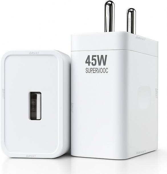 RVAT 45 W SuperVOOC 5 A Wall Charger for Mobile