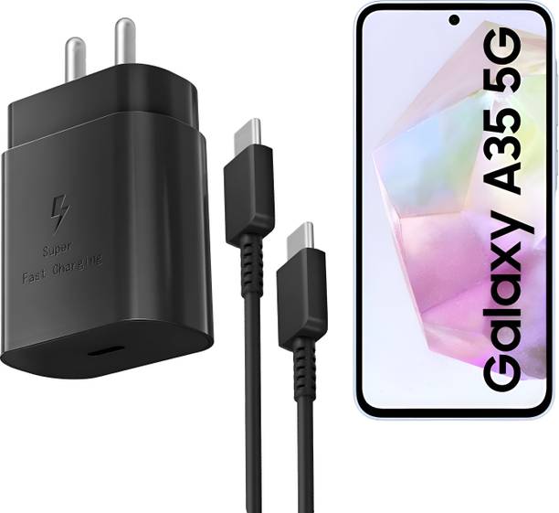 Zybux 25 W PD 3 A Wall Charger for Mobile with Detachable Cable