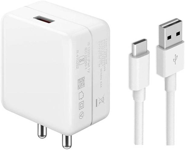 CLAT 80 W SuperVOOC 6 A Wall Charger for Mobile with Detachable Cable