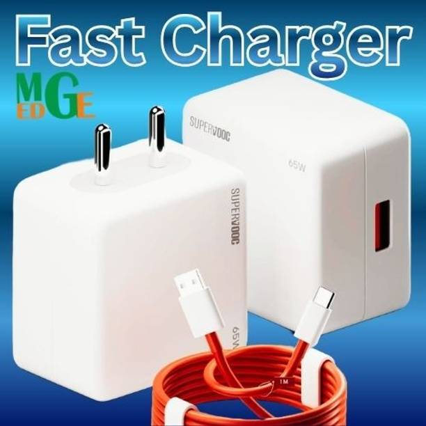 MGEdge 80 W SuperVOOC 3 A Single Port Mobile Charger with Detachable Cable